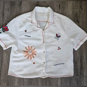 Urban Outfitters Embroidered Shirt
